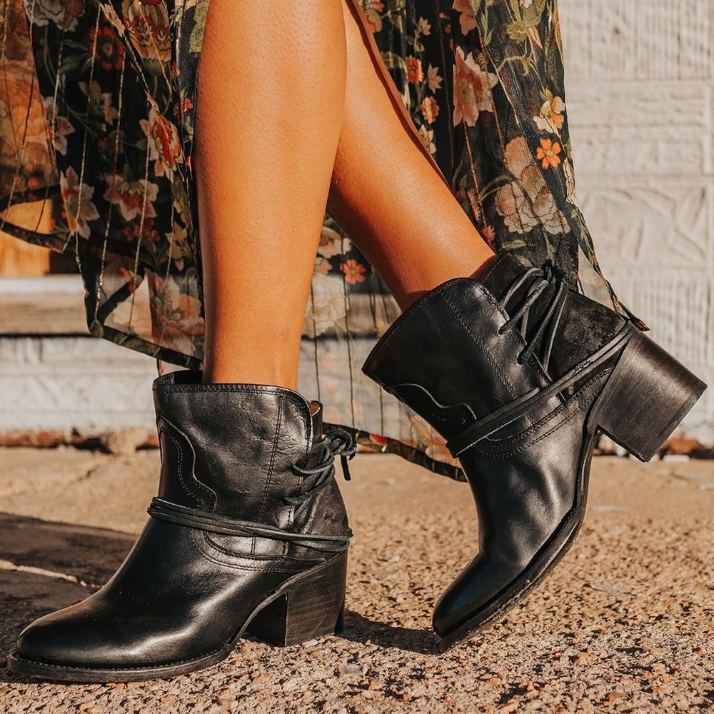 Freebird Casey boots size 8 women’s black leather